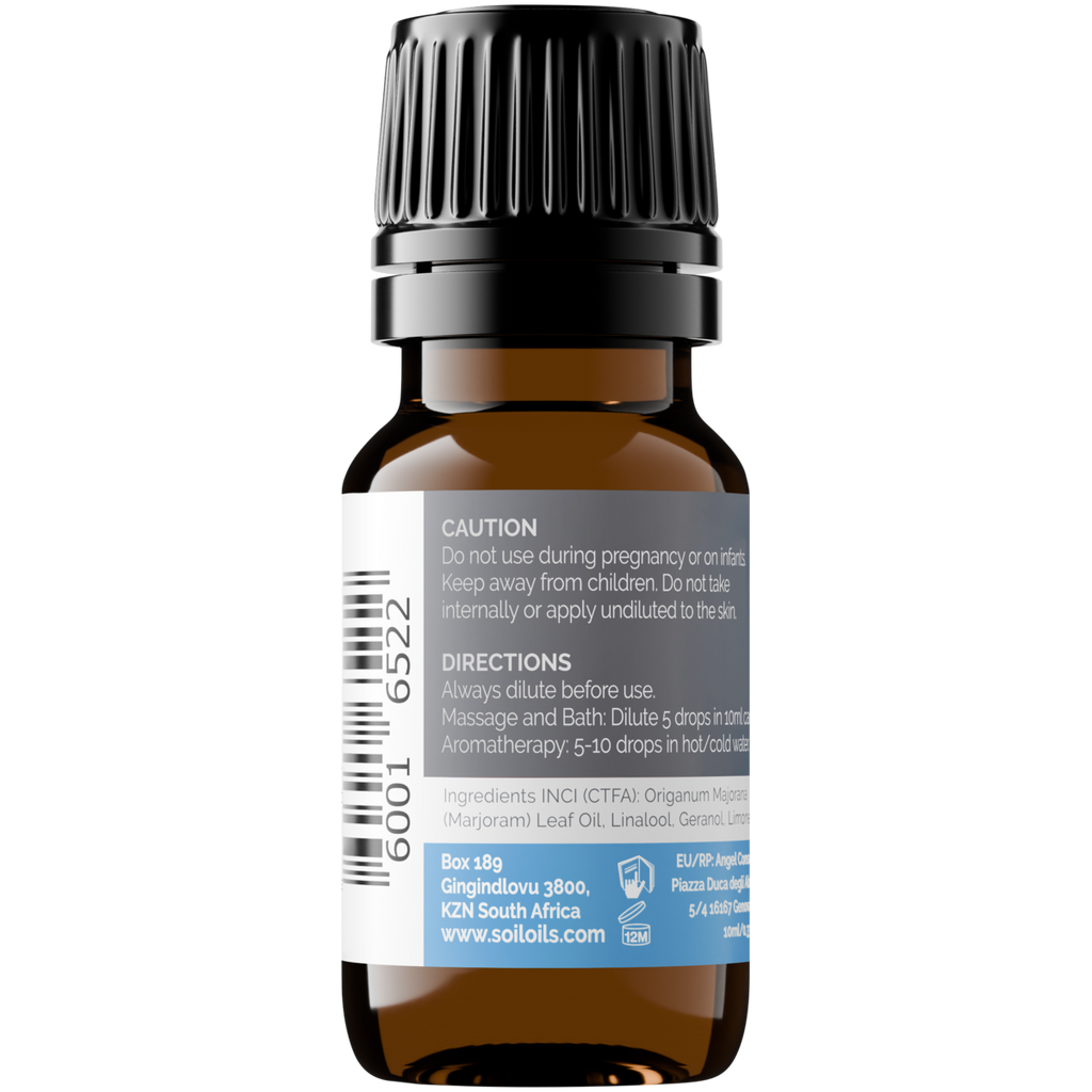 Organic Marjoram Essential Oil (Origanum Marjorana) 10ml