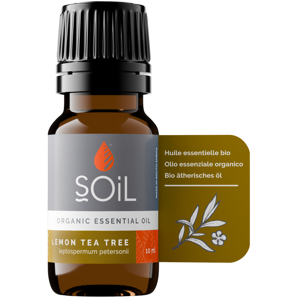 Organic Lemon Tea Tree Essential Oil (Leptospermum Petersonii) 10ml